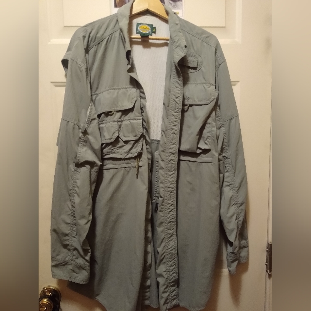 Men's Size XL Tall Cabela's Shirt Green